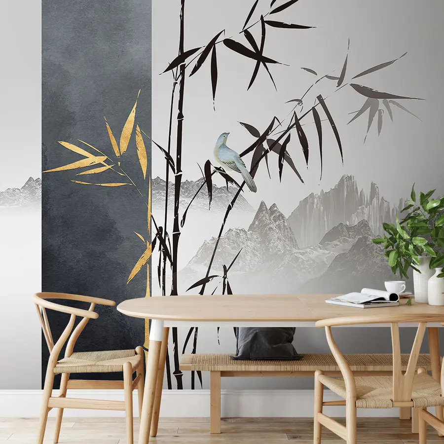 wall murals Bird on a branch u93849