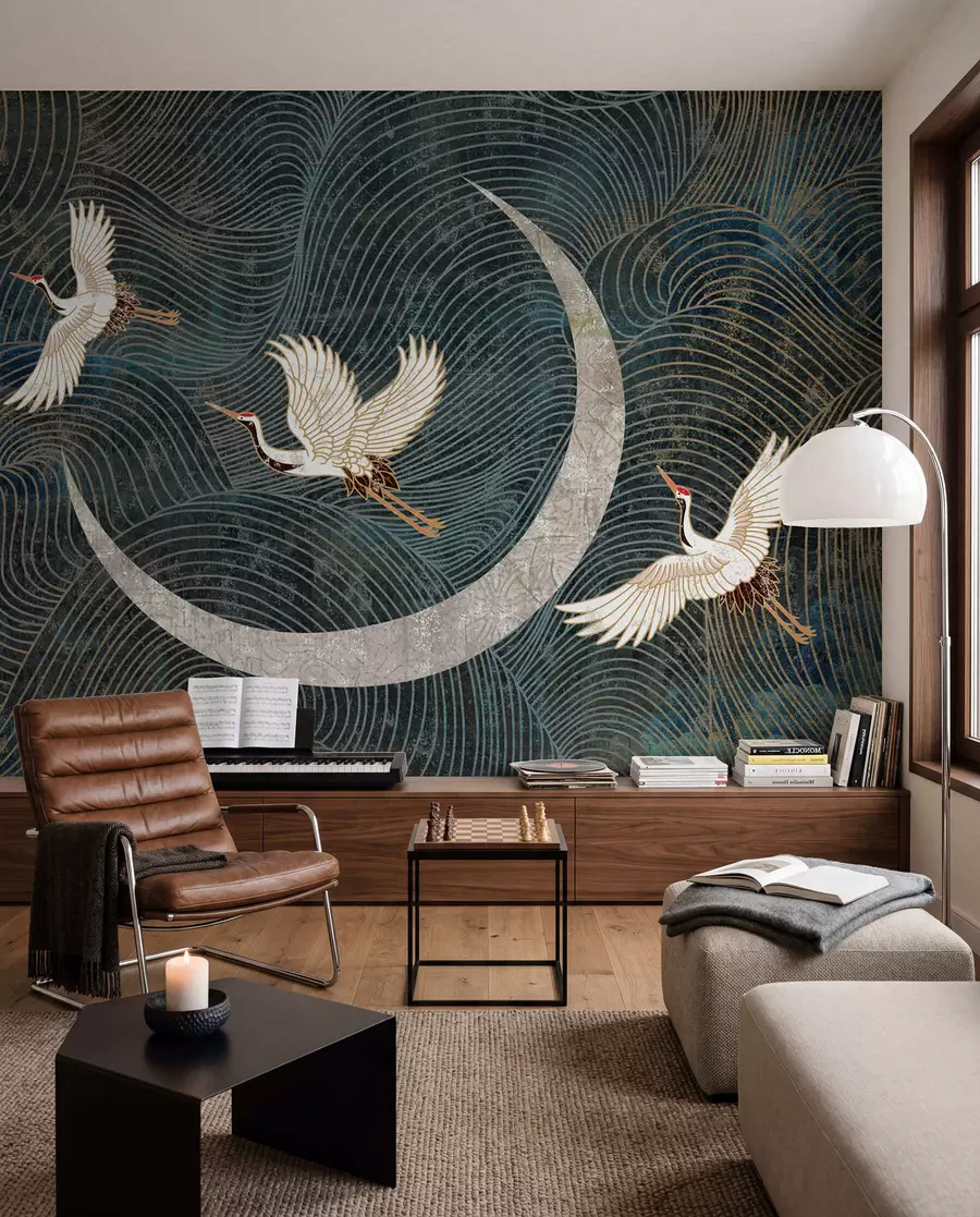 wall murals Bird, nature and green u59573