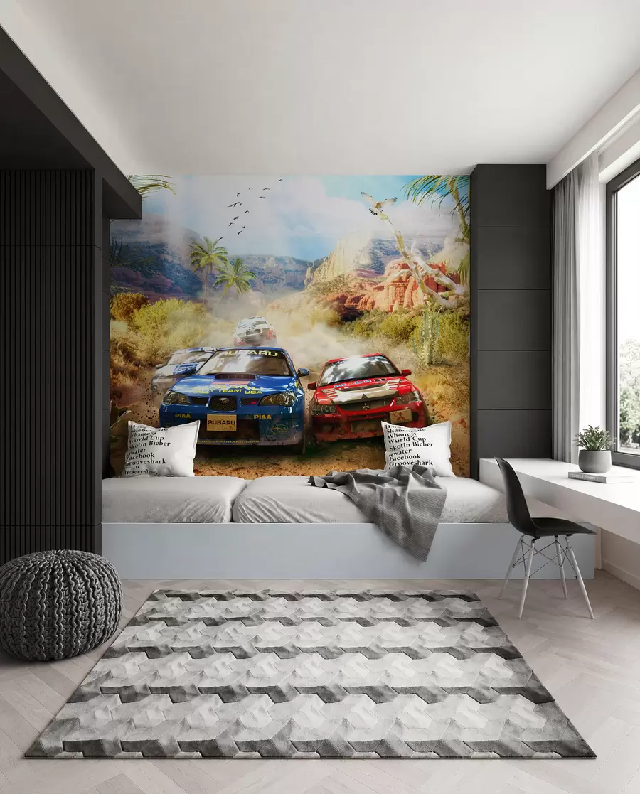 wall murals Rally through the Canyon u64438