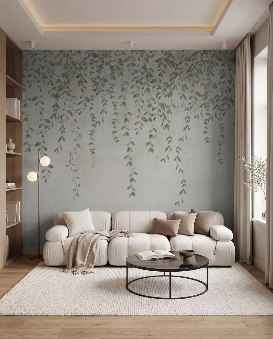 wall murals Vines with foliage u71244