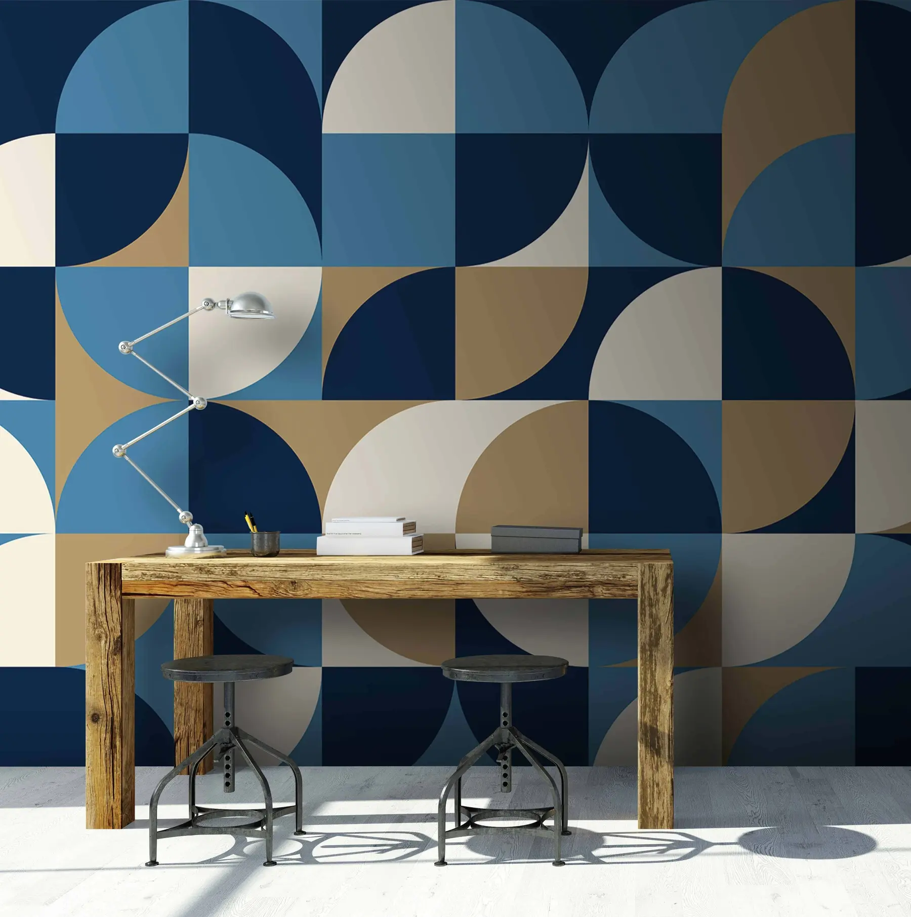 wall murals Abstract blue u78733