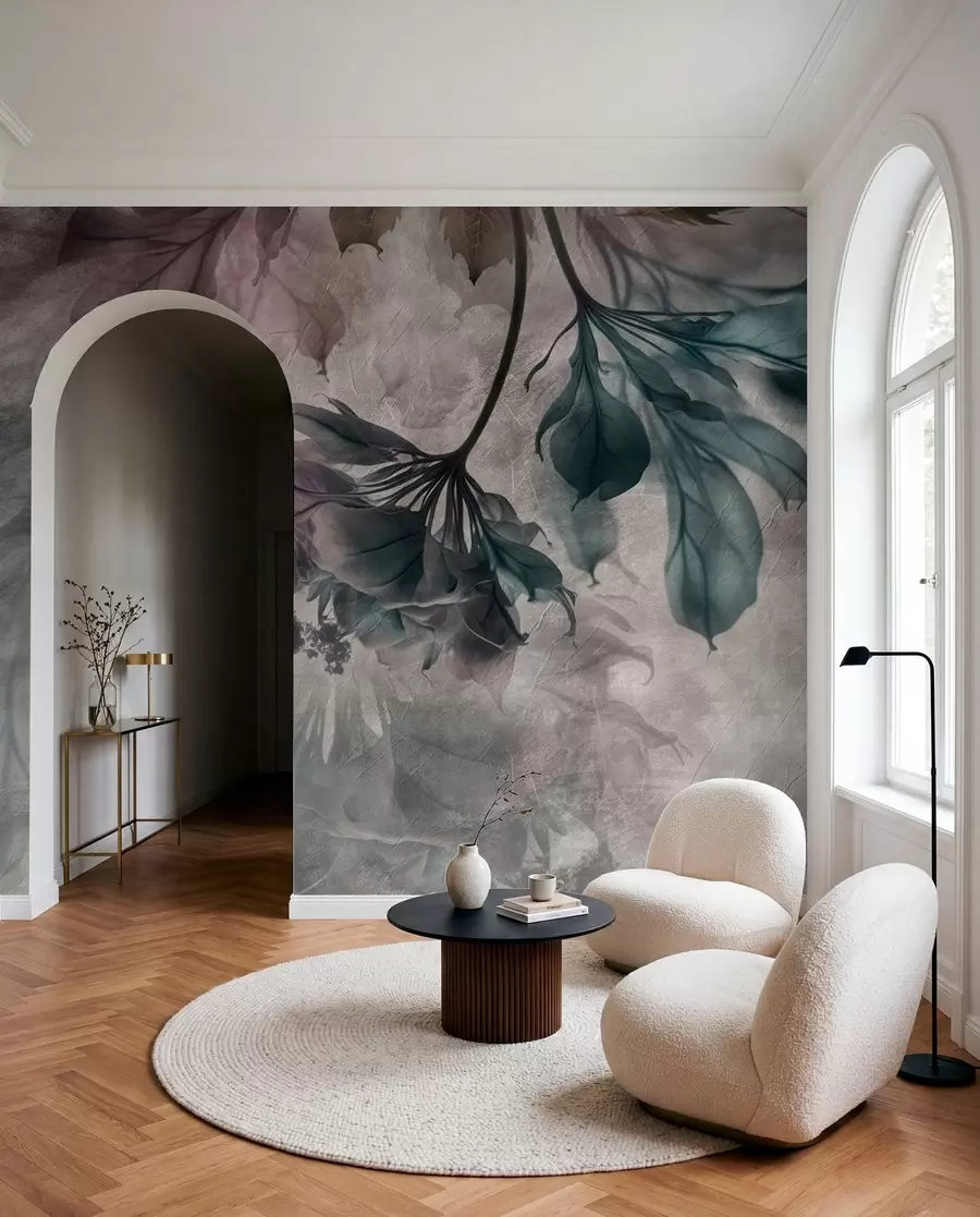 wall murals Delicate translucent branches u93927