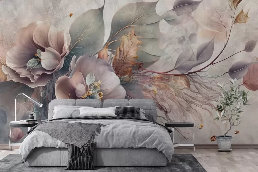 wall murals Chimera flowers u93930