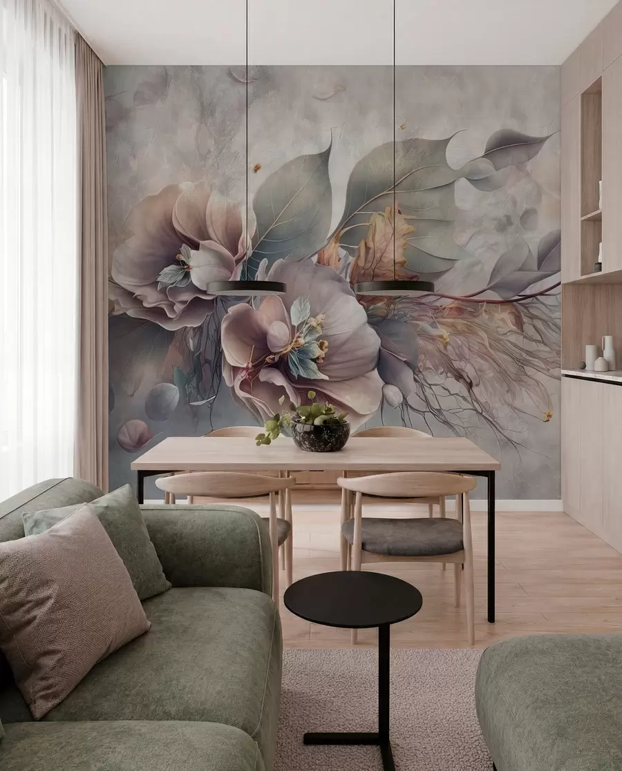 wall murals Chimera flowers u93930