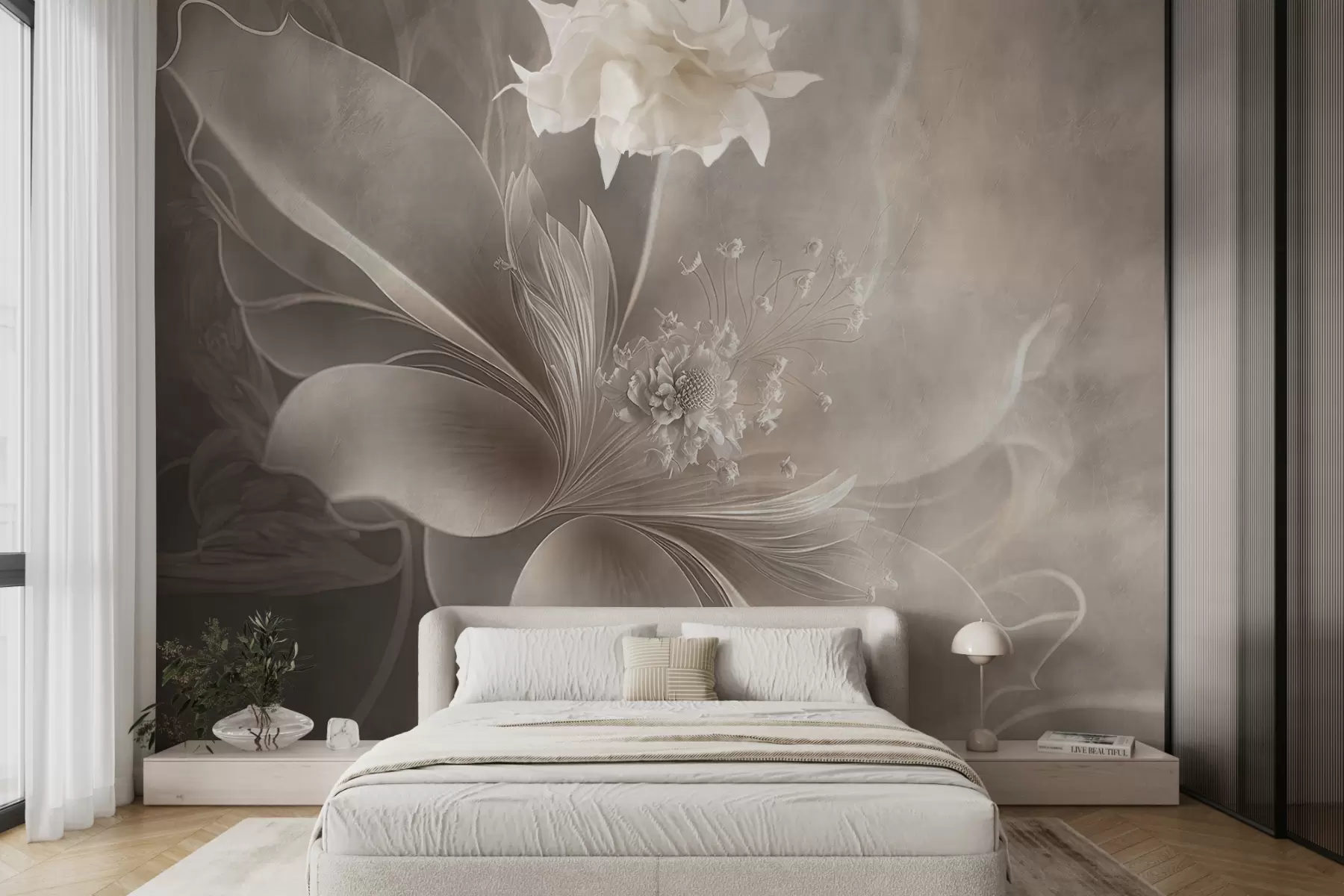 wall murals A very delicate flower u93944