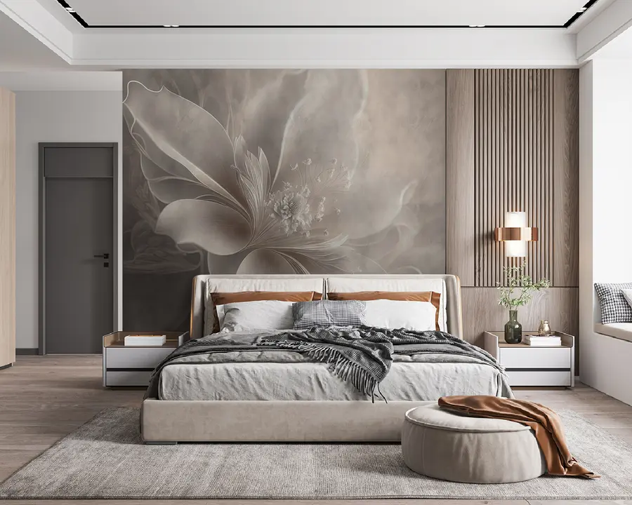 wall murals A very delicate flower u93944