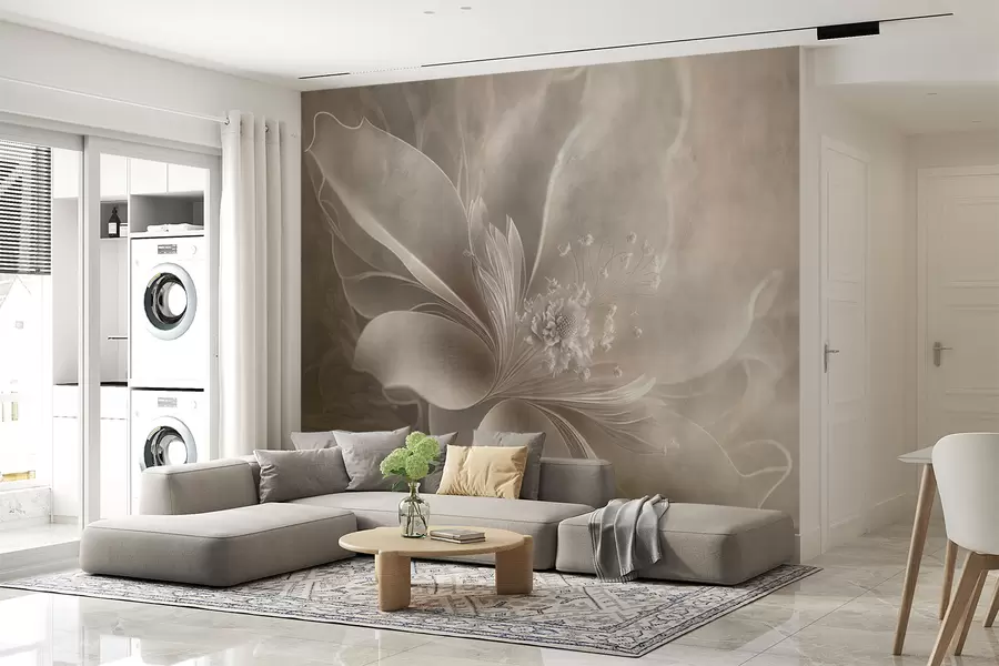 wall murals A very delicate flower u93944