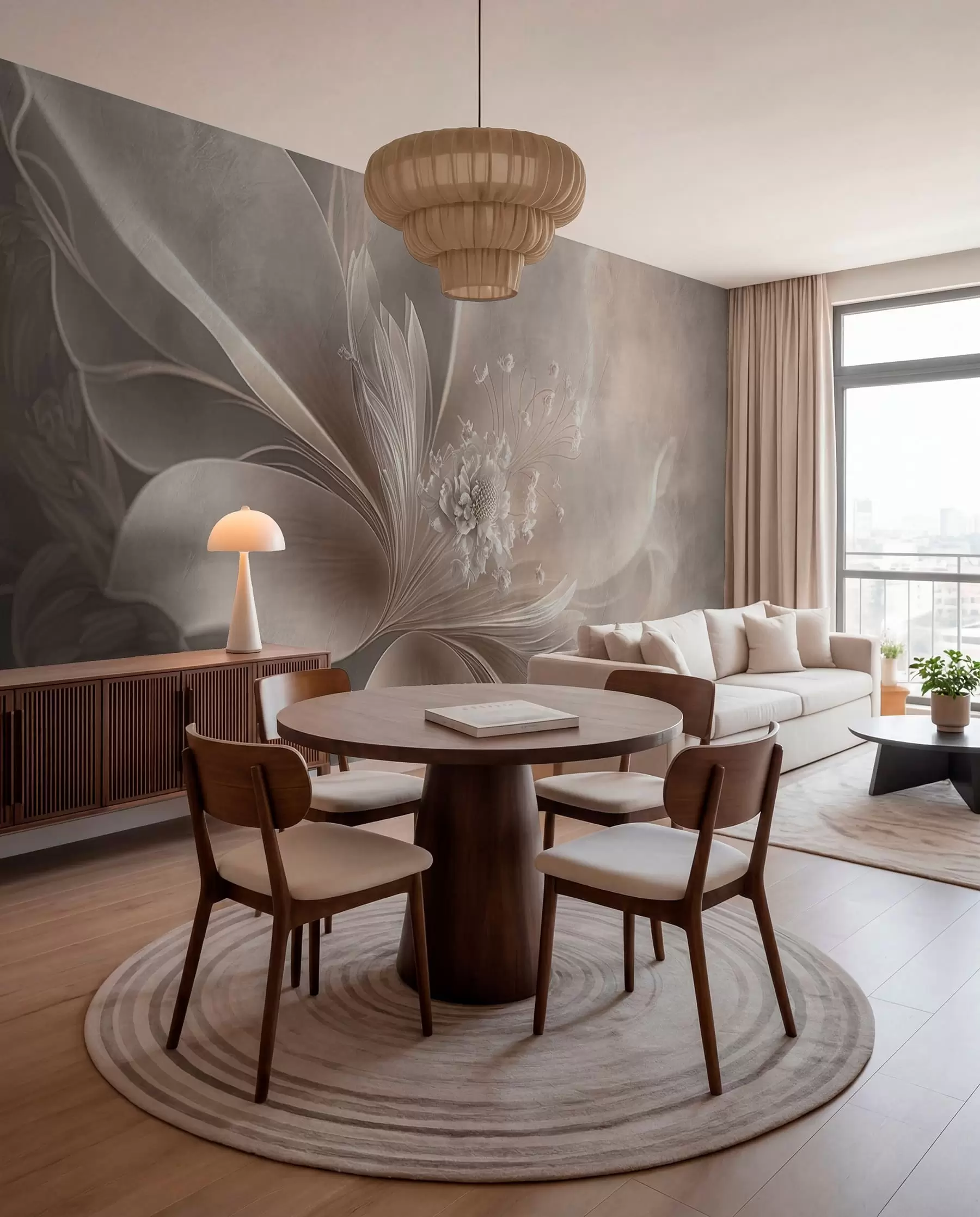 wall murals Stone Petals u93944