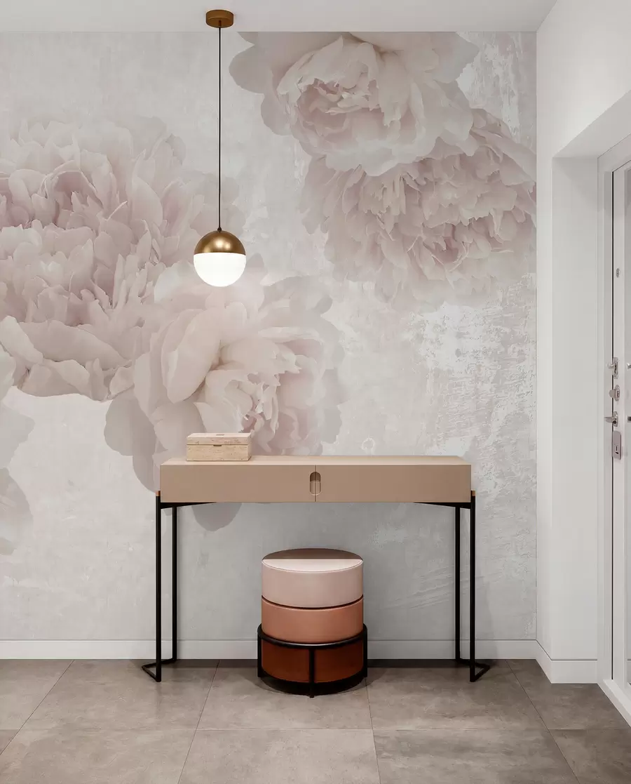 wall murals Lush gorgeous buds u74487