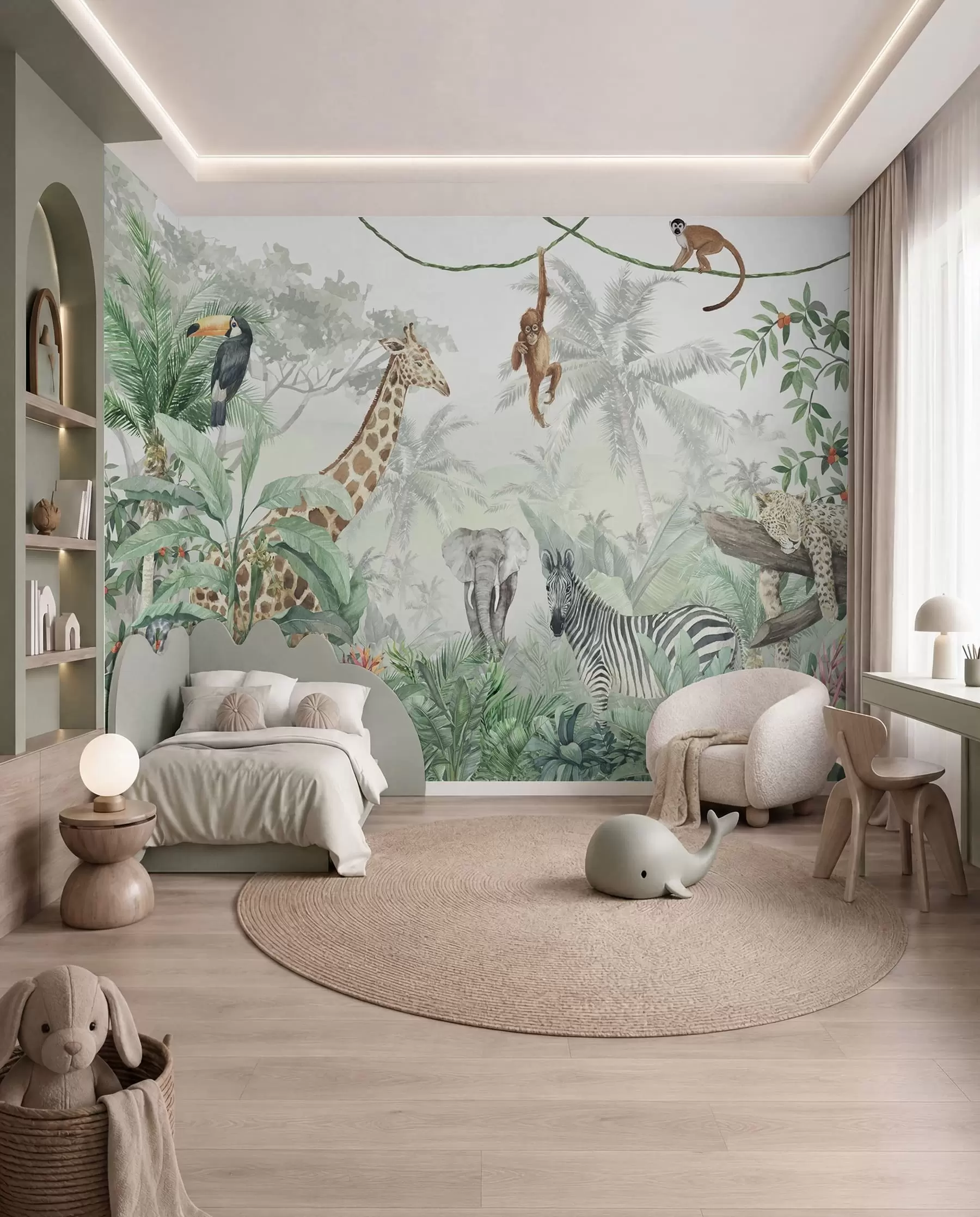 wall murals Jungle Gathering u74709