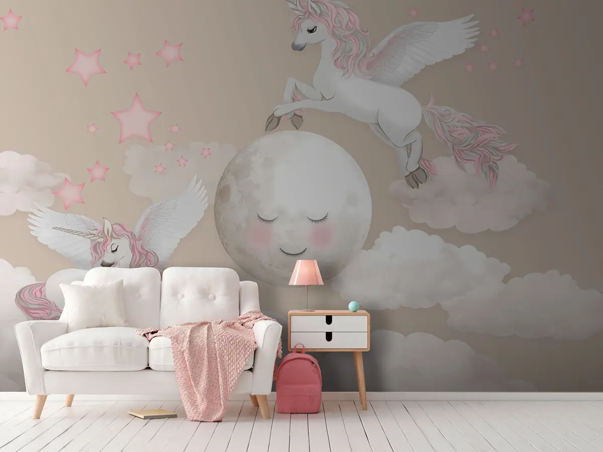 Wall murals Fairytale unicorn nr. u94136 Uwalls.co.uk