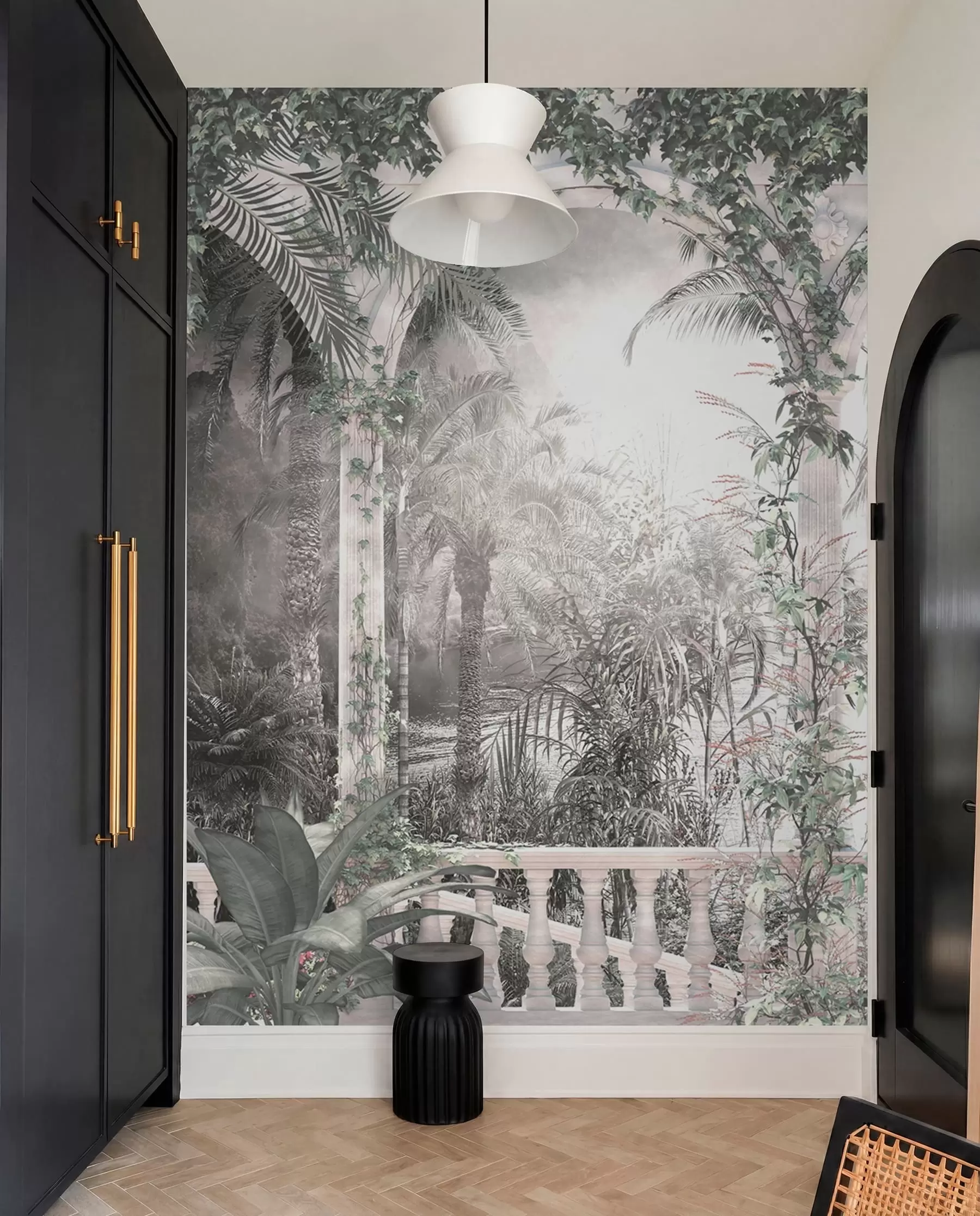 wall murals Ancient arches in garden u94141
