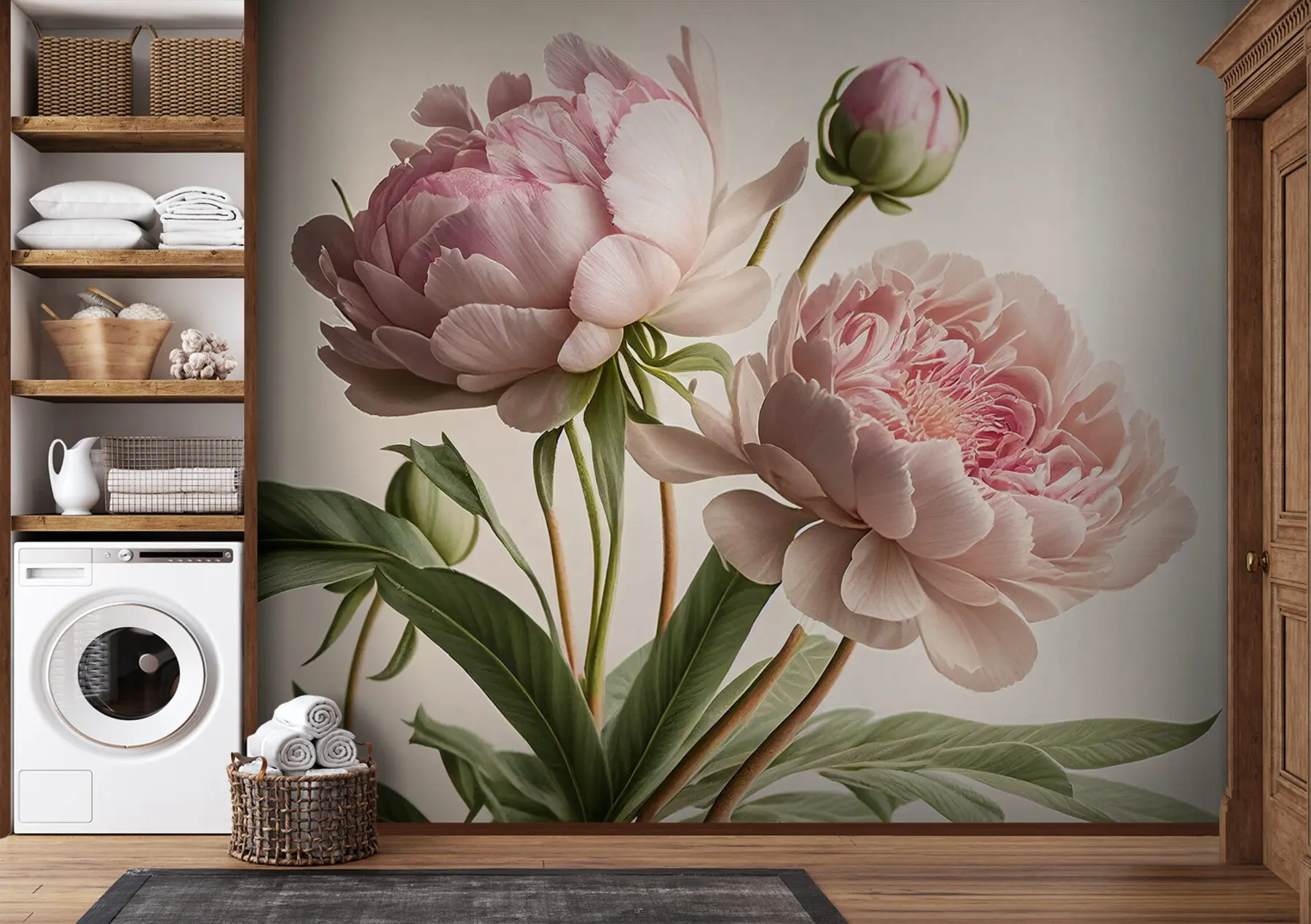 wall murals watercolor flowers u70658