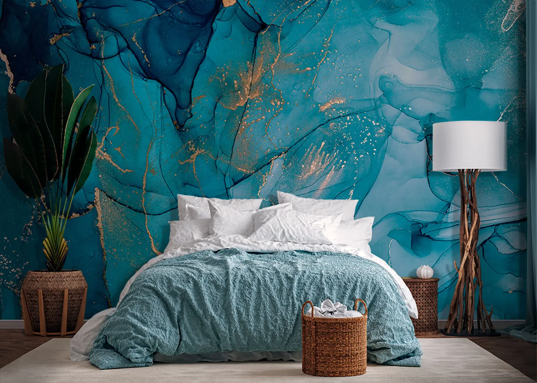 wall murals Alcohol ink translucent u94262