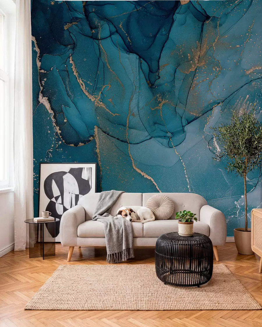wall murals Alcohol ink translucent u94262