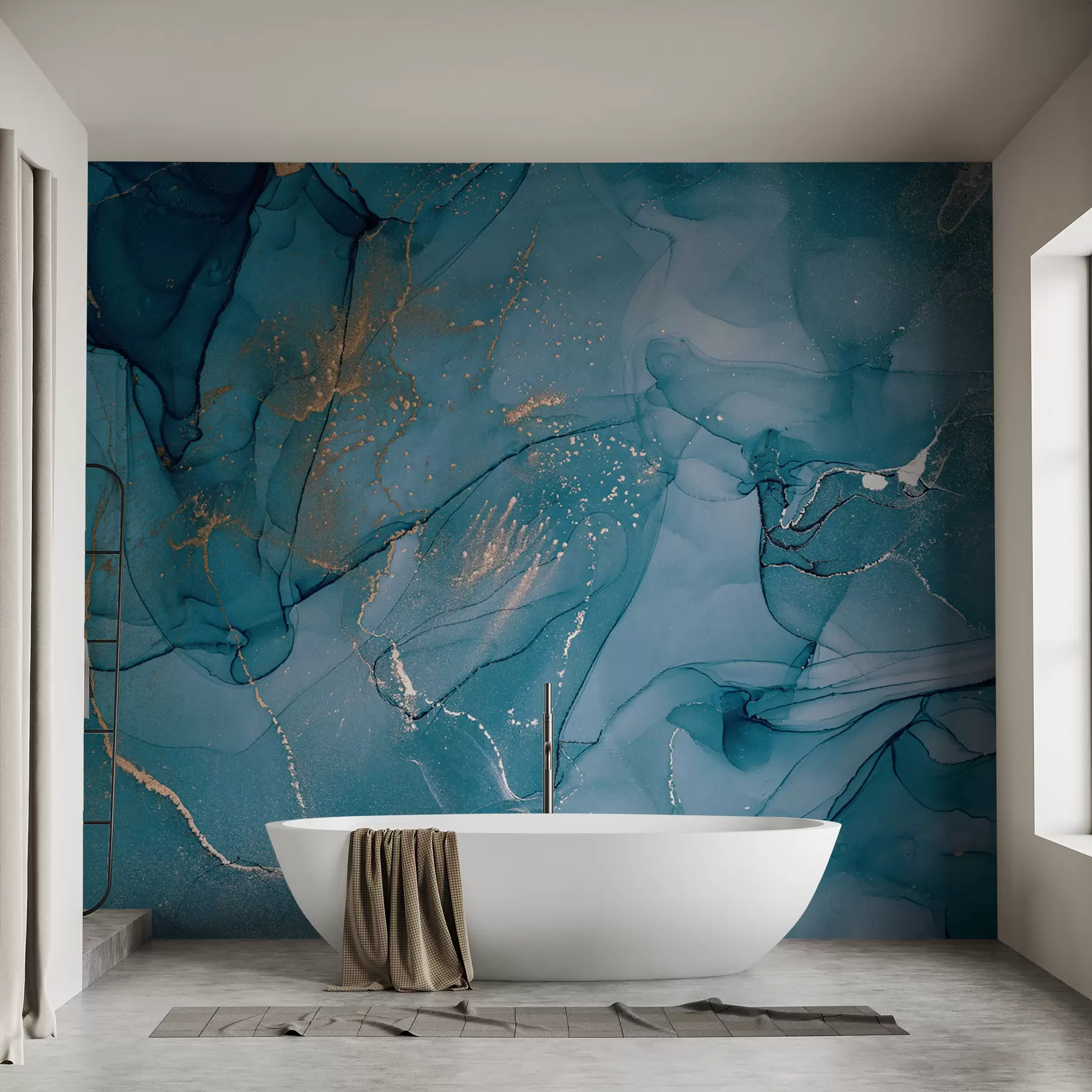 wall murals Alcohol ink translucent u94262