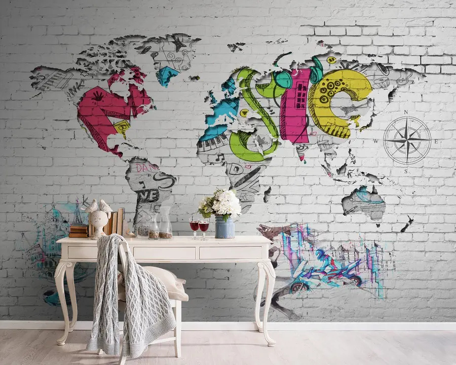 wall murals World, organism e mammal u01805