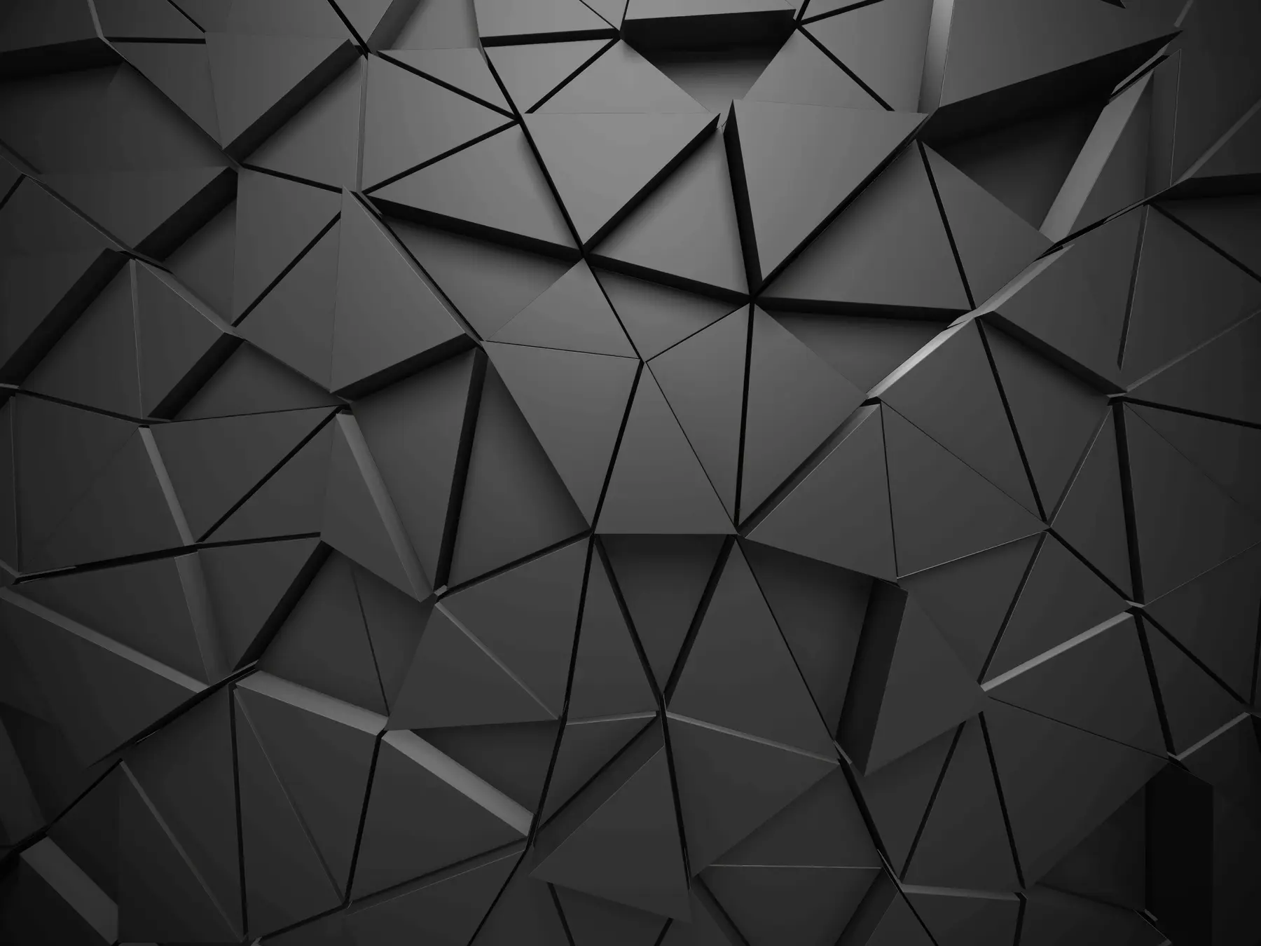 wall murals Graphite triangles u03062
