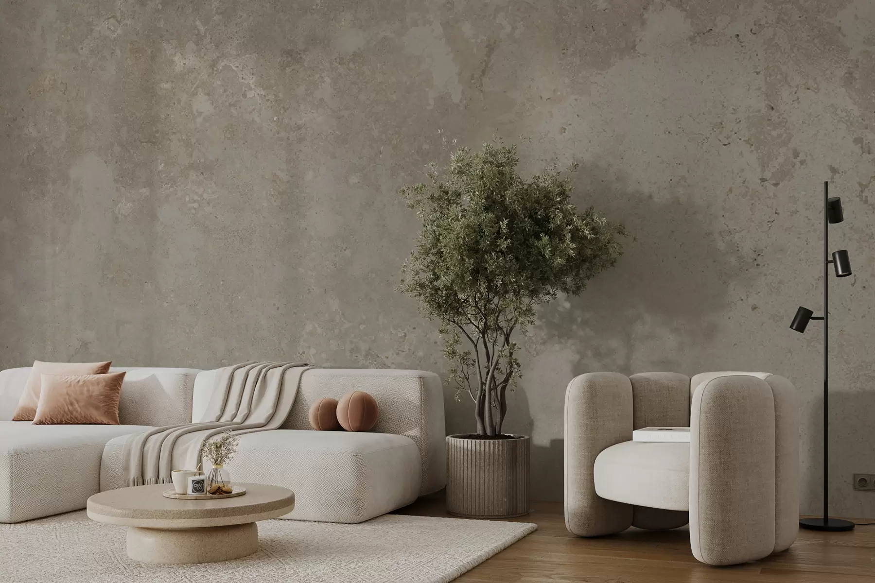 wall murals Background of cement stone u94384
