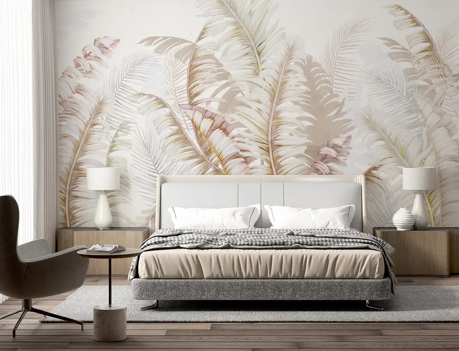 wall murals tropical leaves u94469