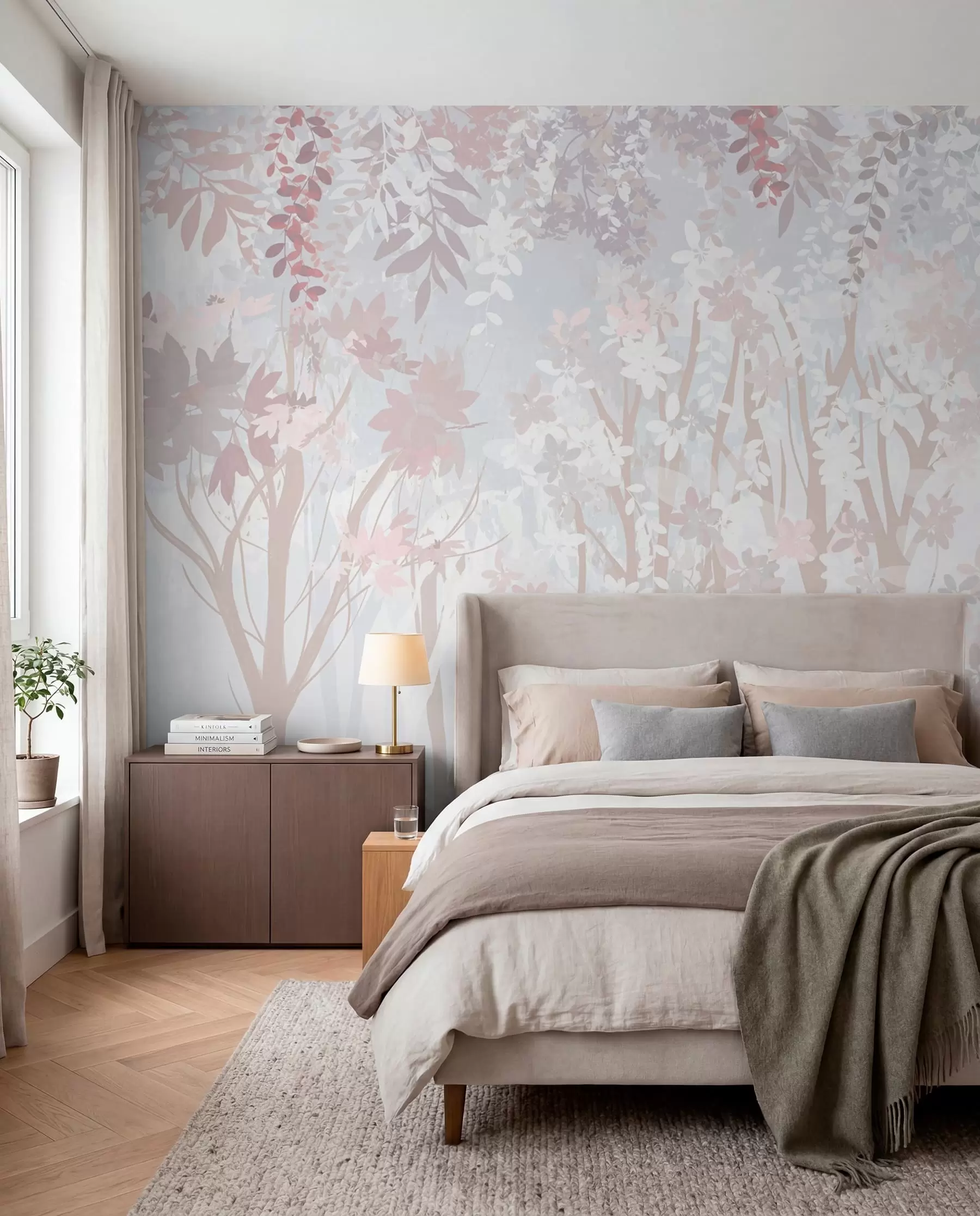 wall murals A fabulous magical forest u94171