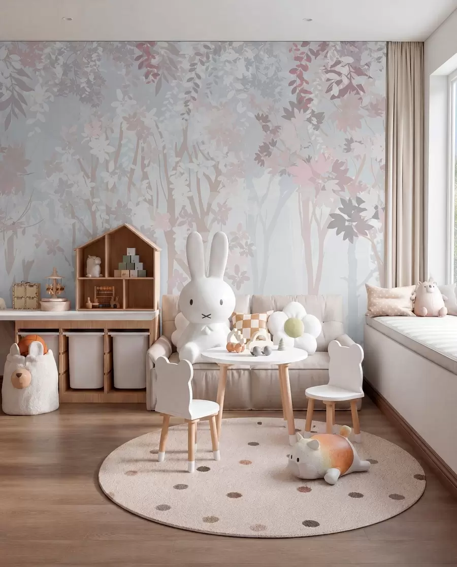 wall murals Lavender Woodland u94171