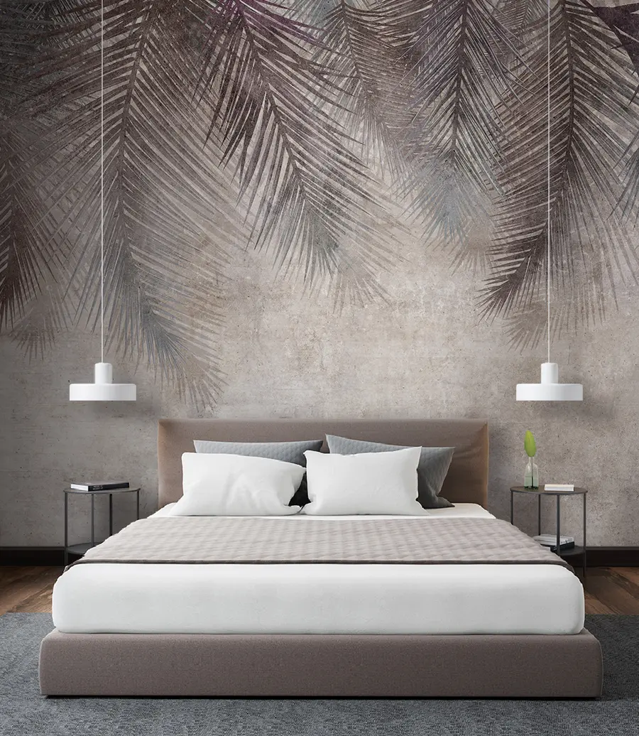 wall murals palm leaves u94835