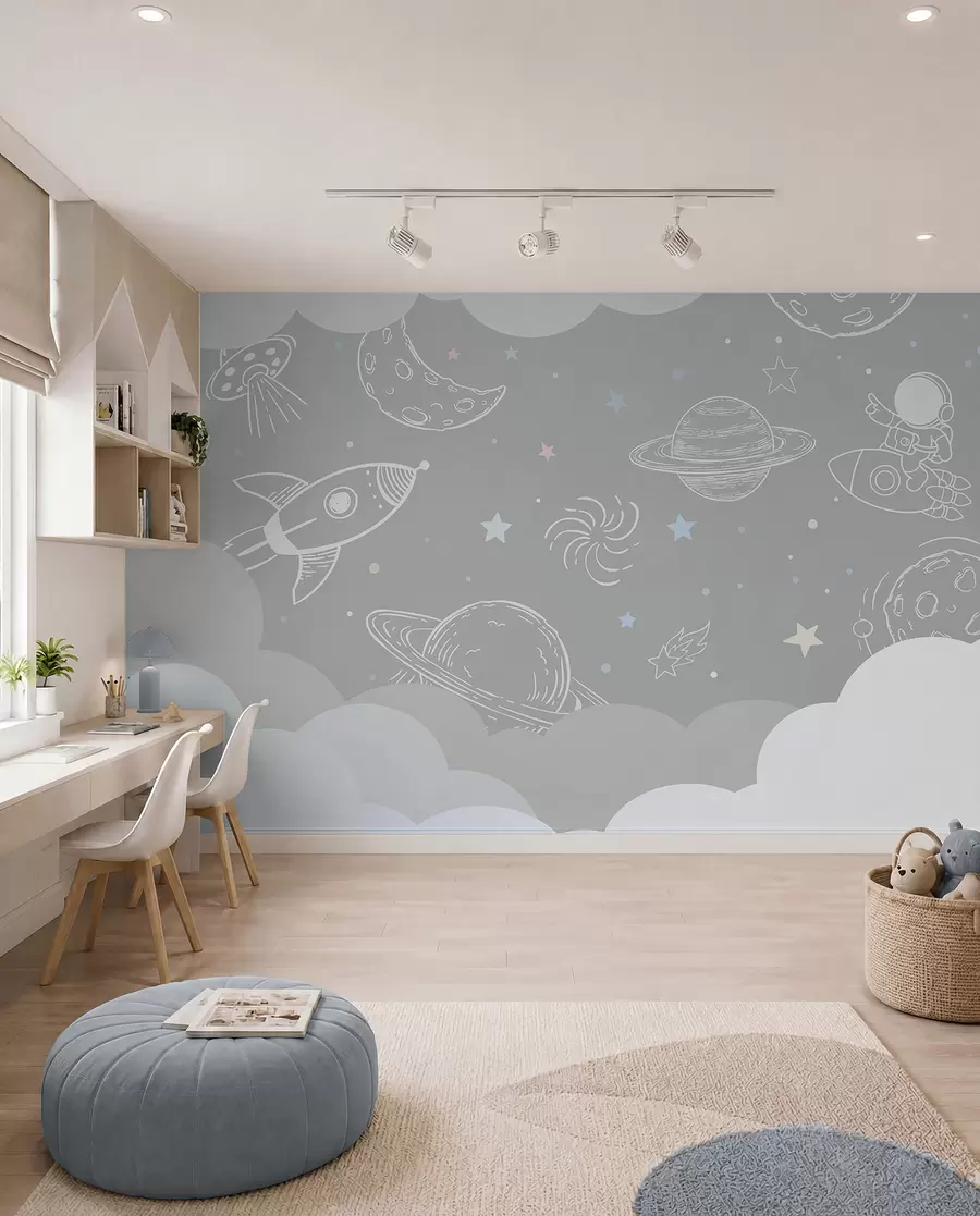 wall murals Space Doodles u94636