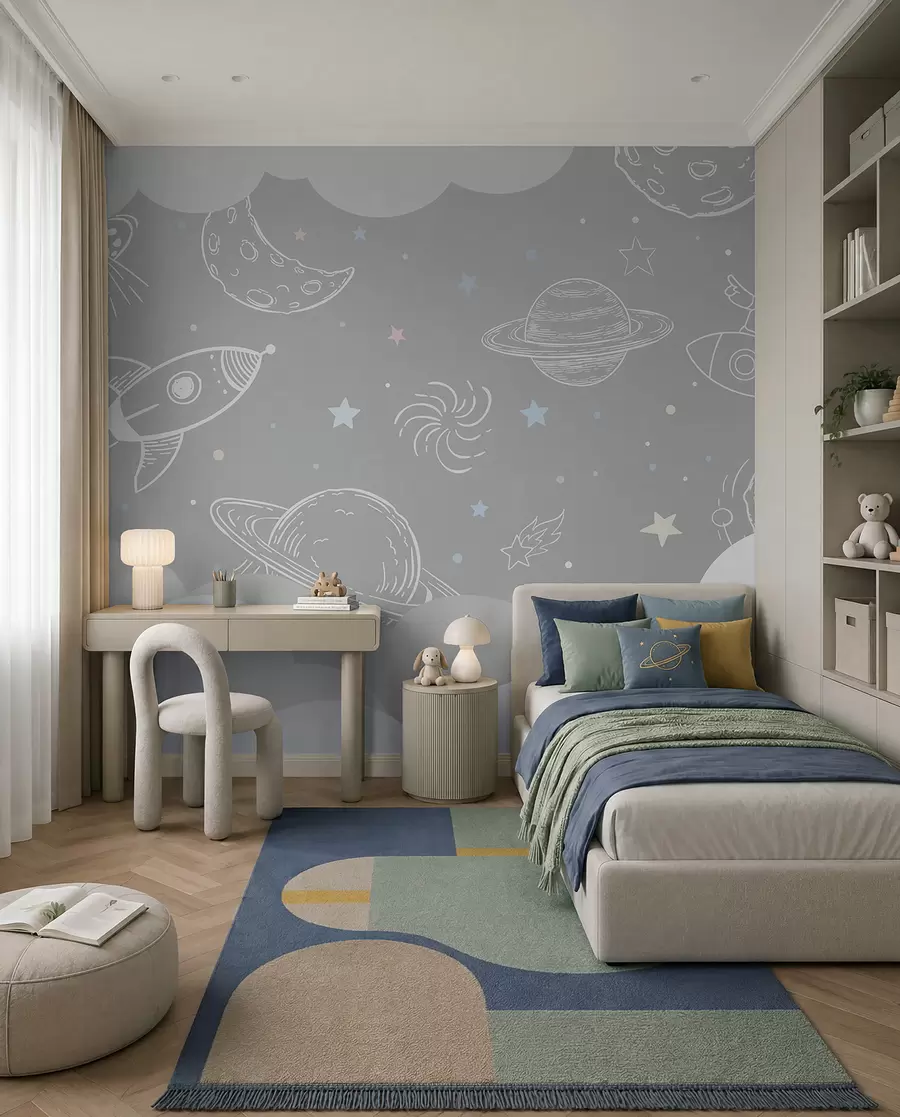 wall murals Space Doodles u94636