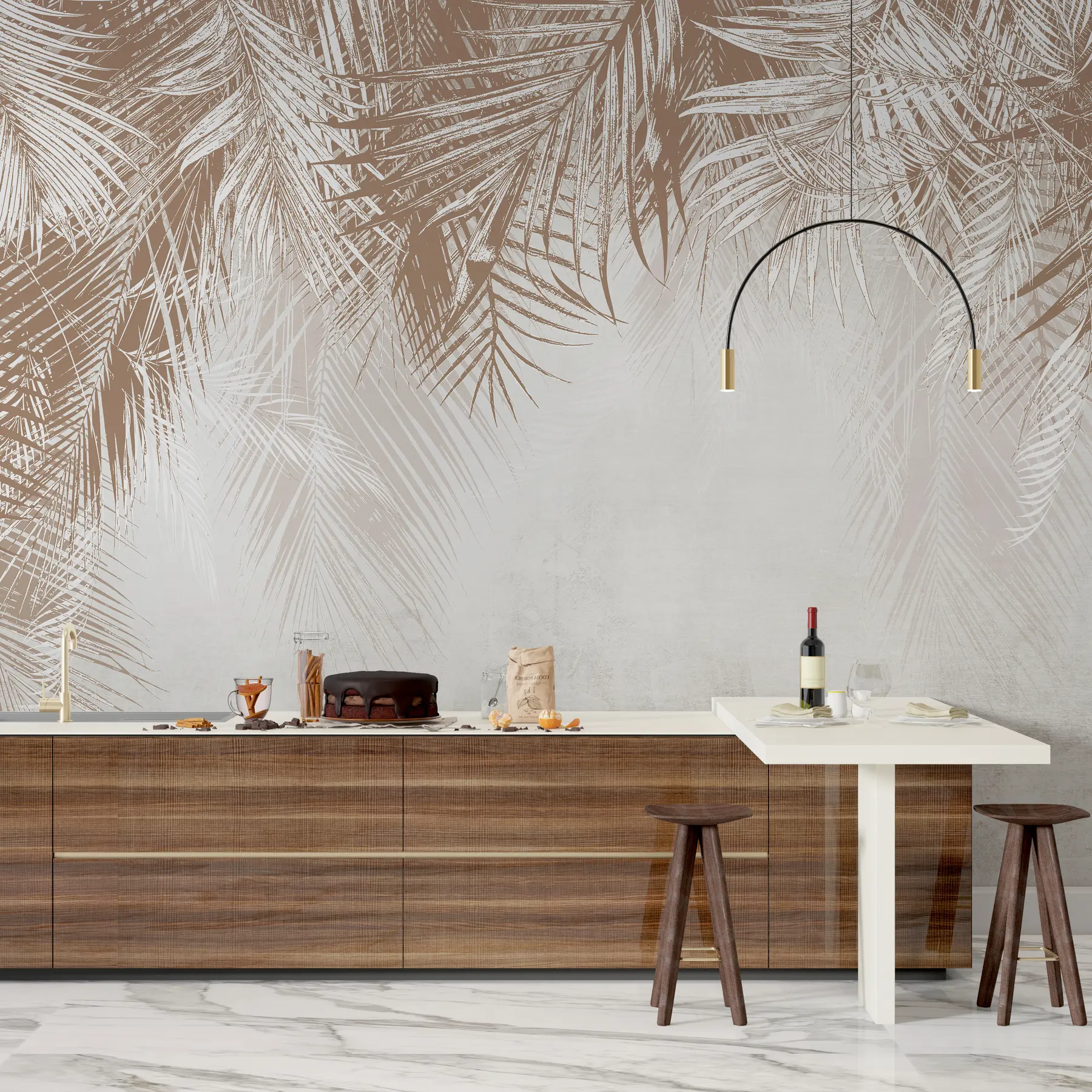 wall murals Tropical trees u94465