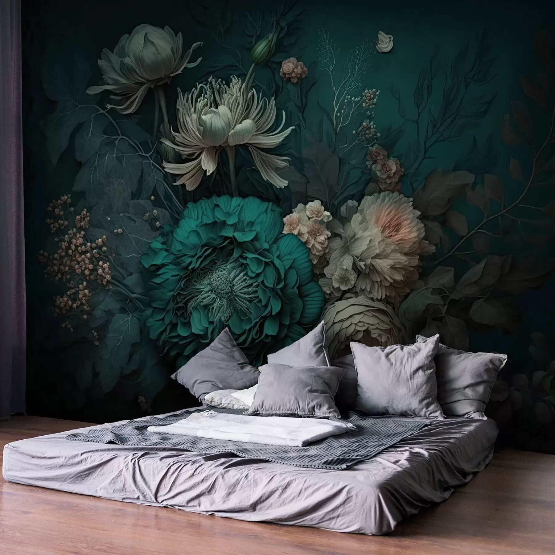 wall murals Flower night u75402
