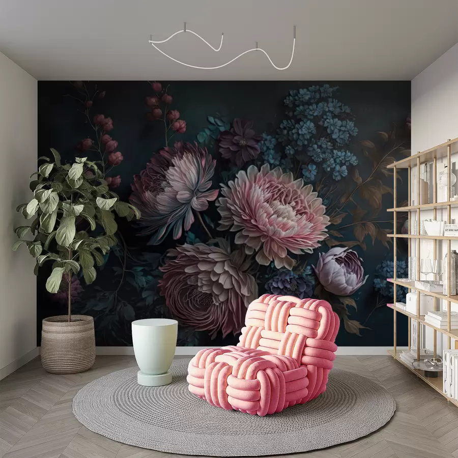 wall murals Asters nocturnal u75407