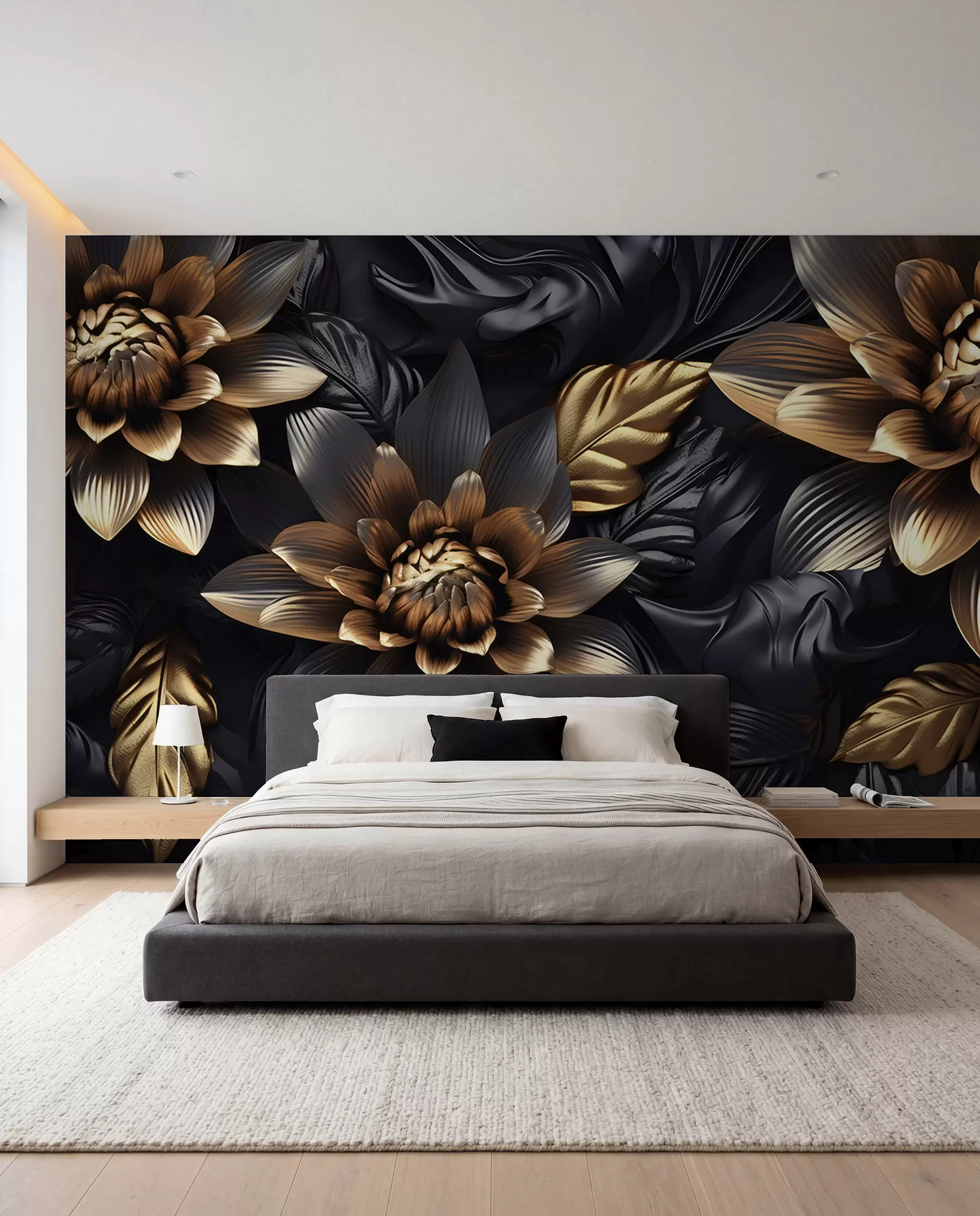 wall murals Bronze Bloom u95244