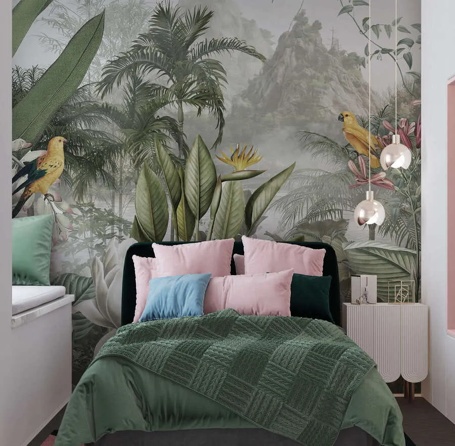 wall murals tropical jungle u95396