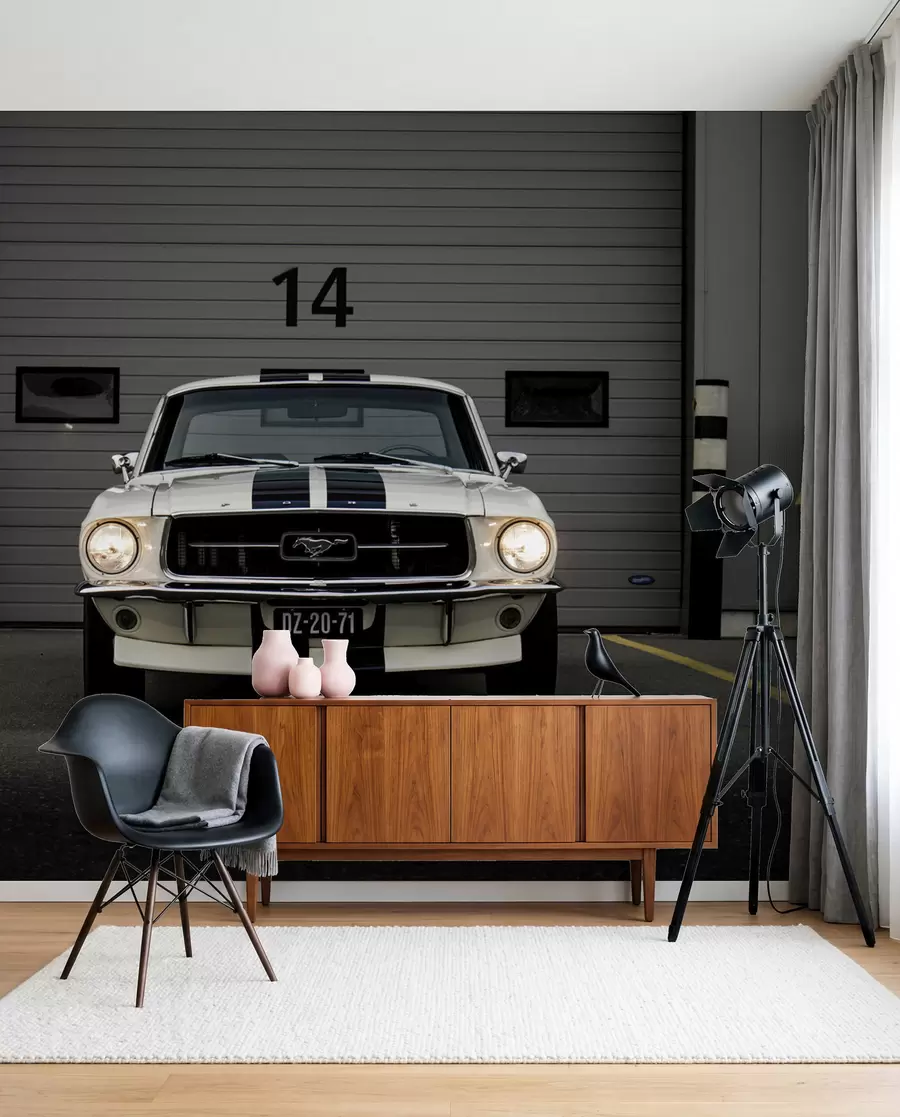 wall murals 1970 Ford Mustang u95536