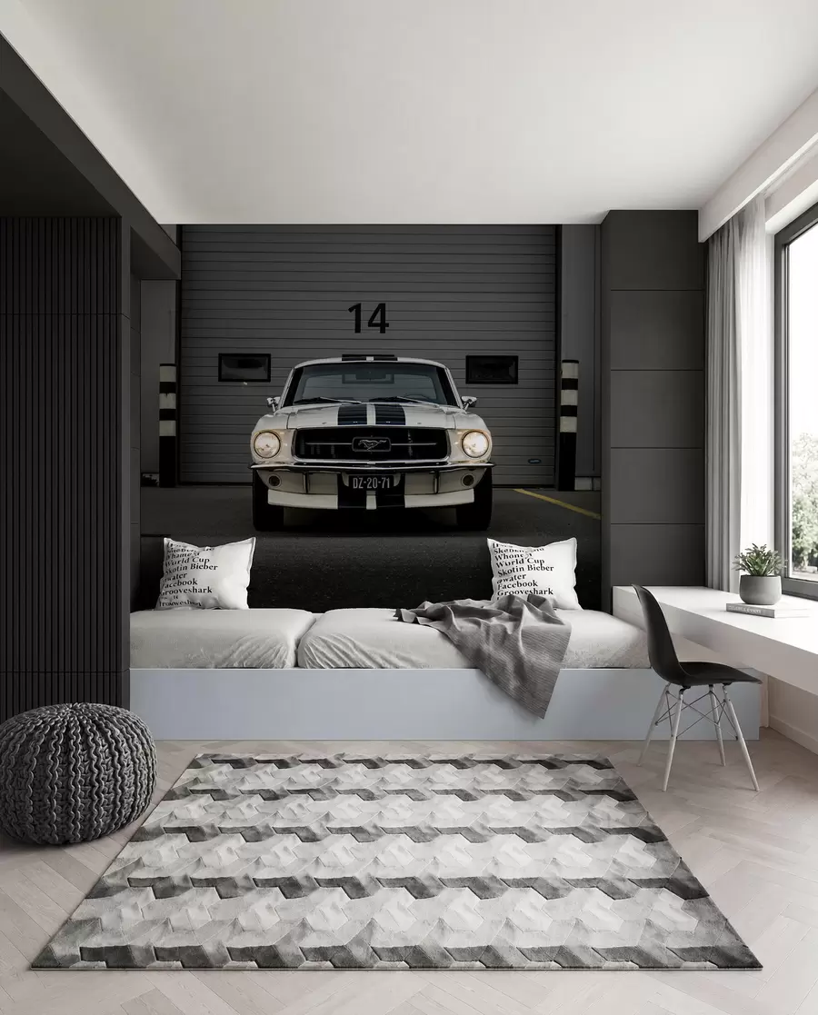 wall murals Classic in the Garage u95536