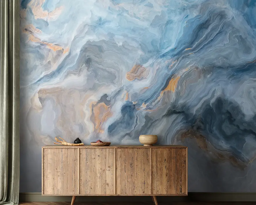 wall murals Blue marble u95540