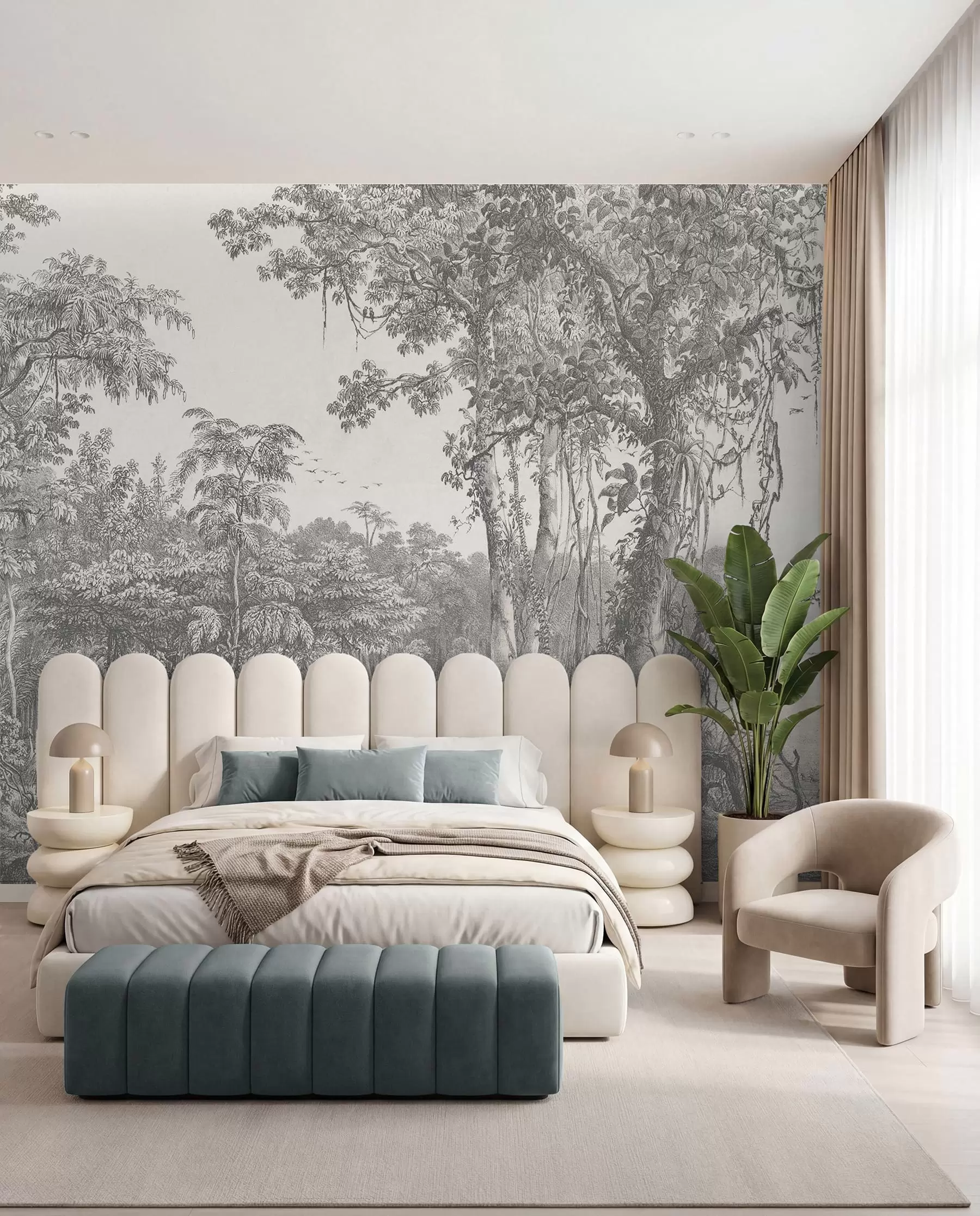 wall murals Woodland Study u95795