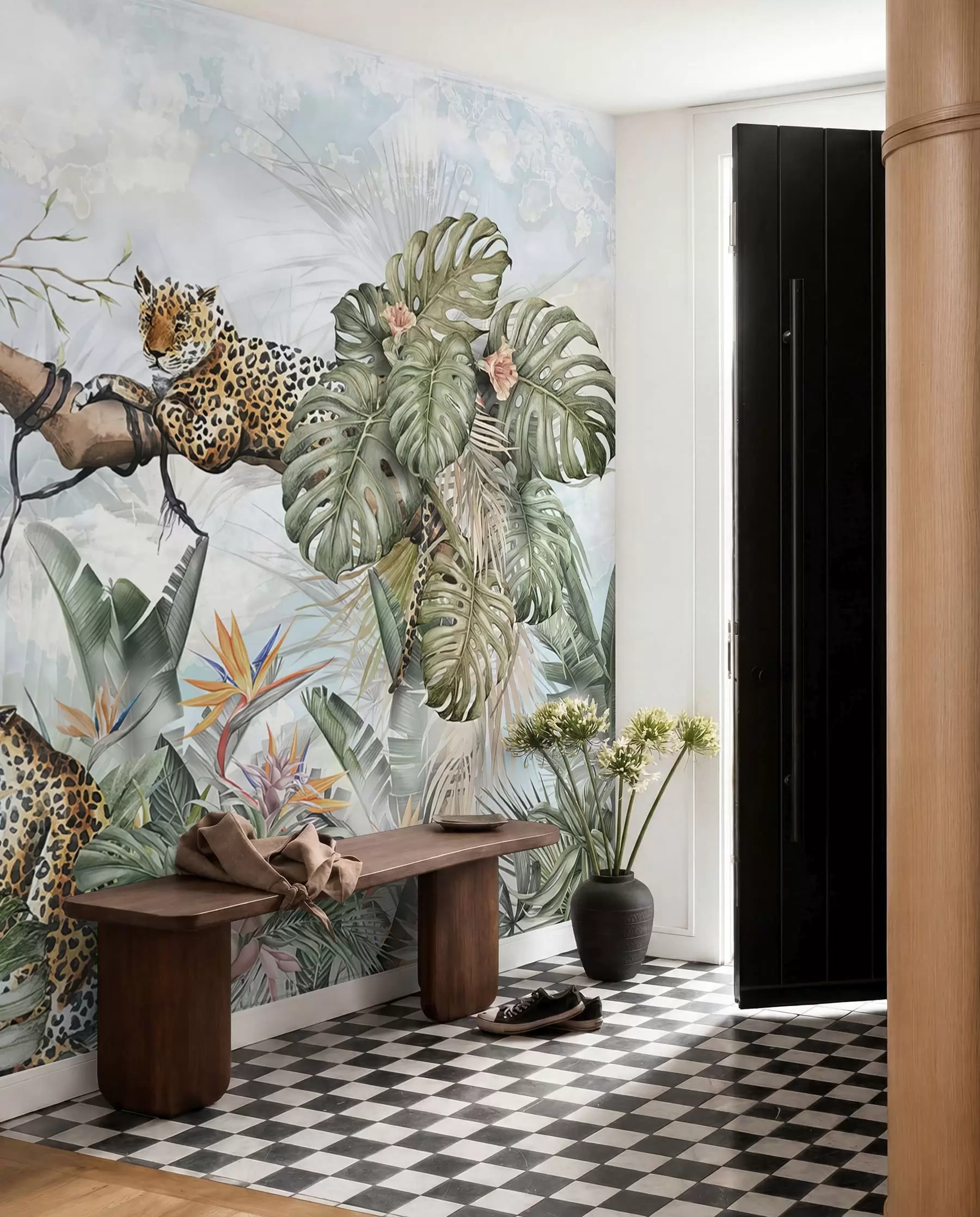 wall murals Tigers in the tropics u95709