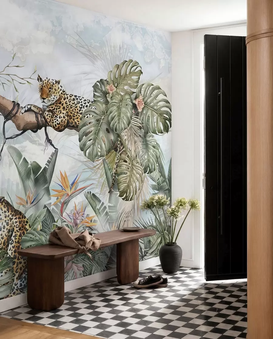 wall murals Tigers in the tropics u95709