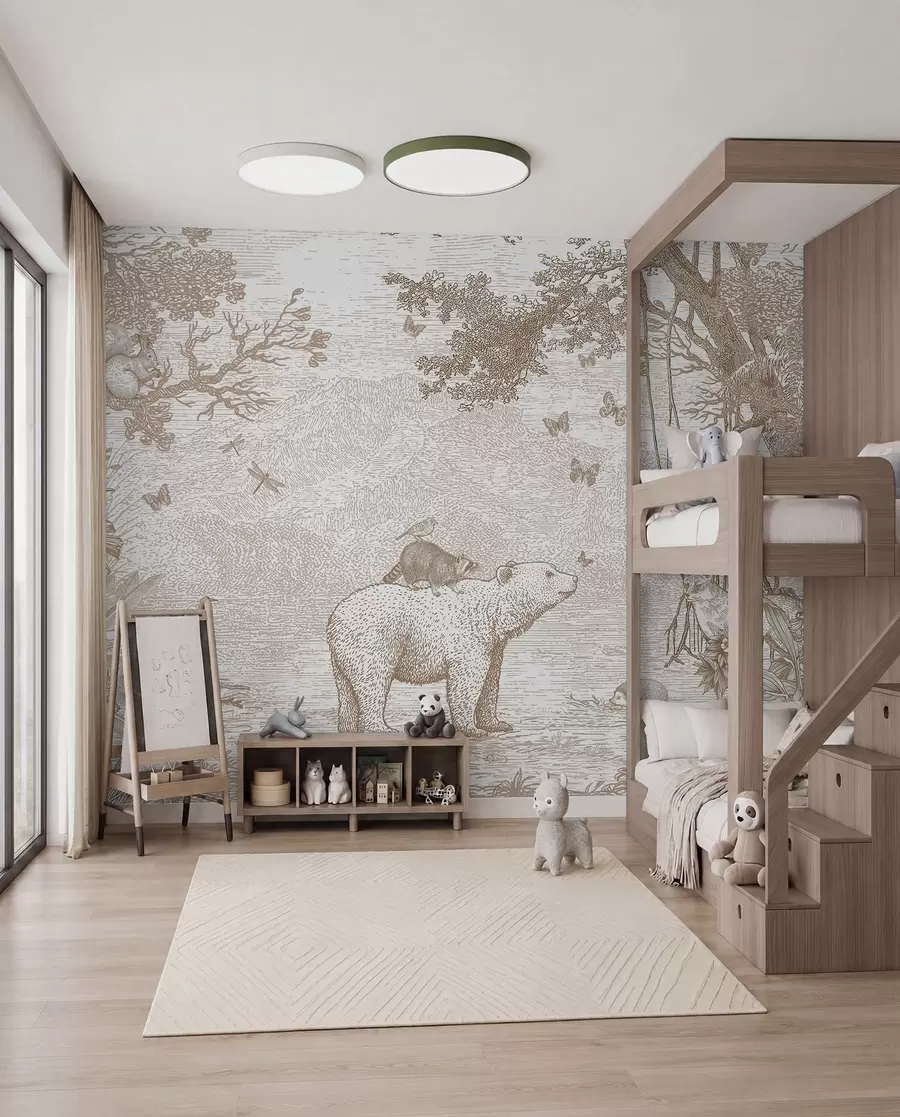 wall murals Woodland Gathering u95425