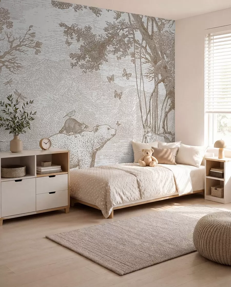 wall murals Woodland Gathering u95425