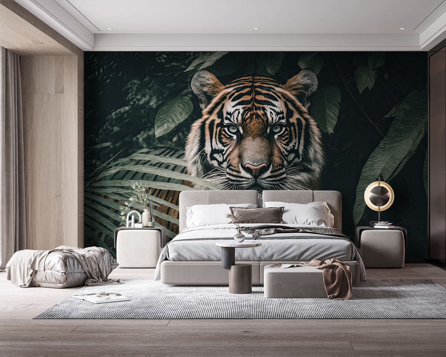 Photographic Wallpaper Vlies Tiger Vinyl Wall Sports Cheap Girl And Boy Gym | Fotomurales Decorative | Photographic Wall | Mural | Sticker 400 X 300 - View #9