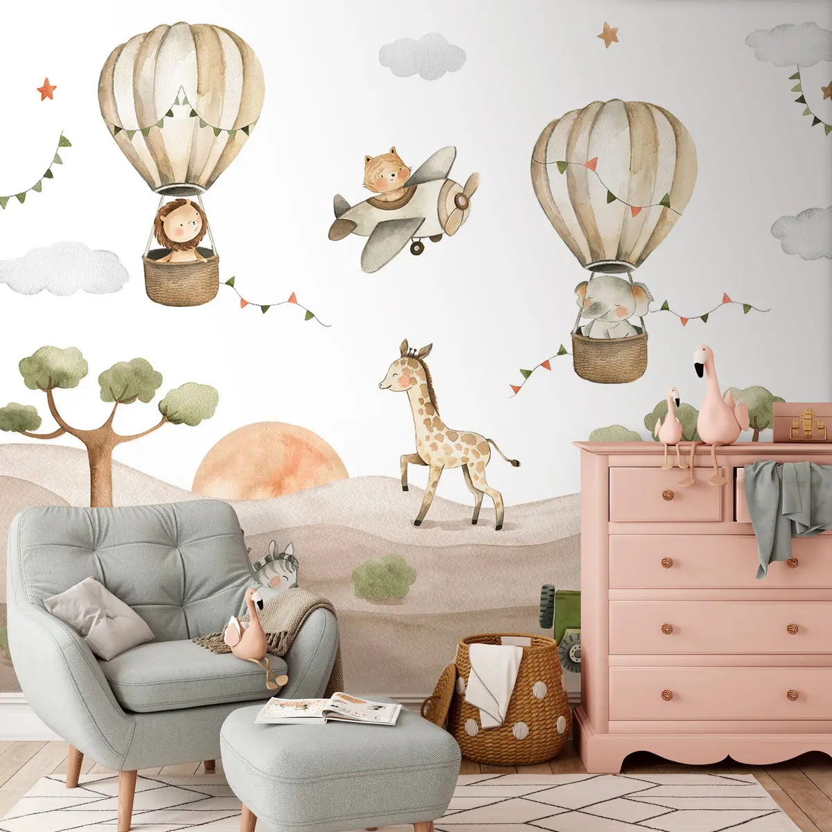 wall murals Animal Aviators u95882