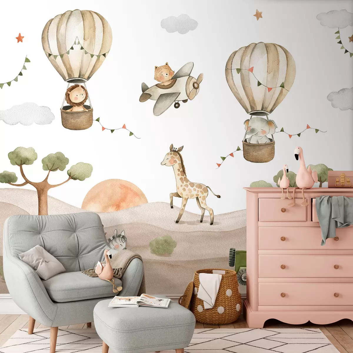 wall murals Animal Aviators u95882