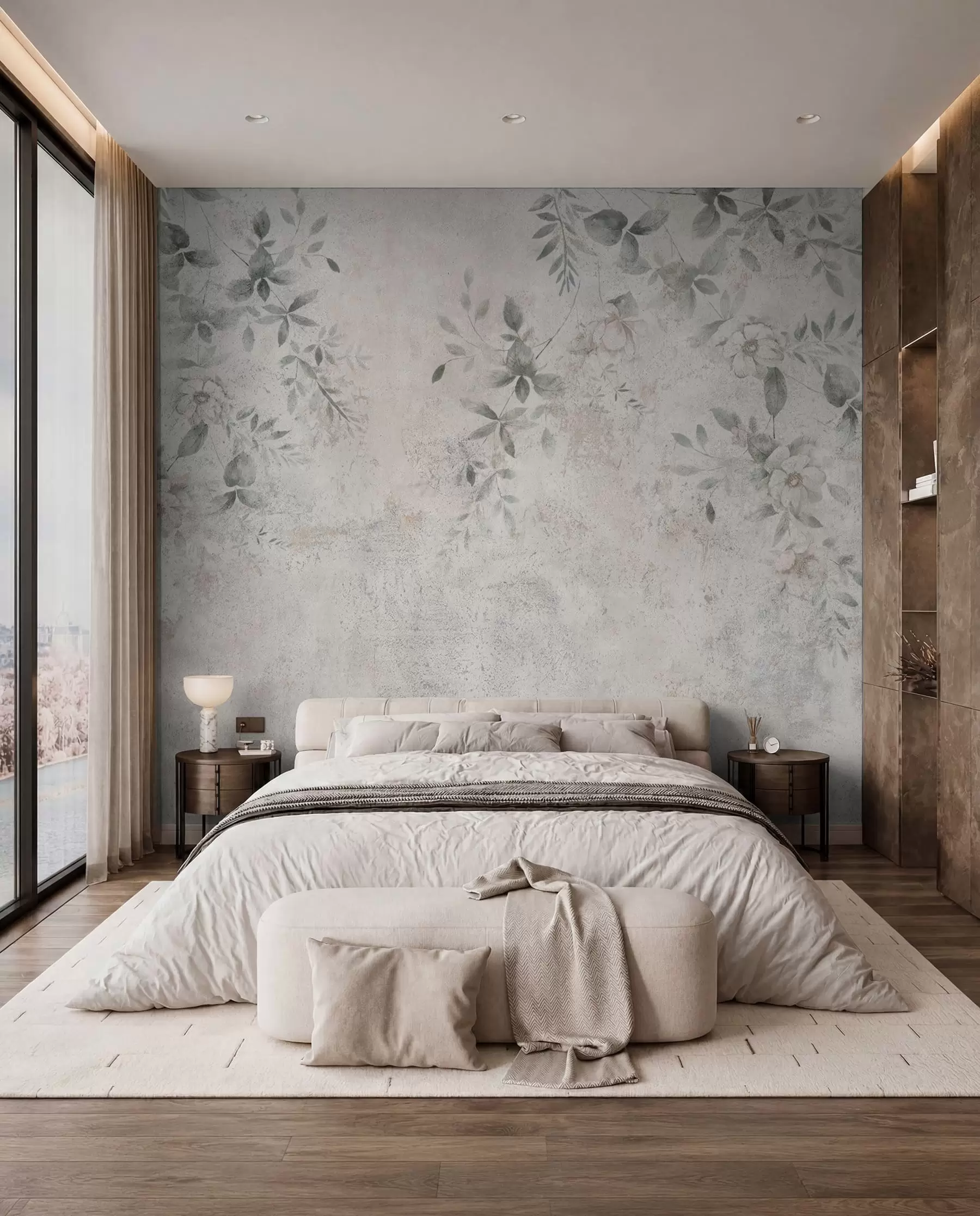 wall murals Weathered Blossom u96140