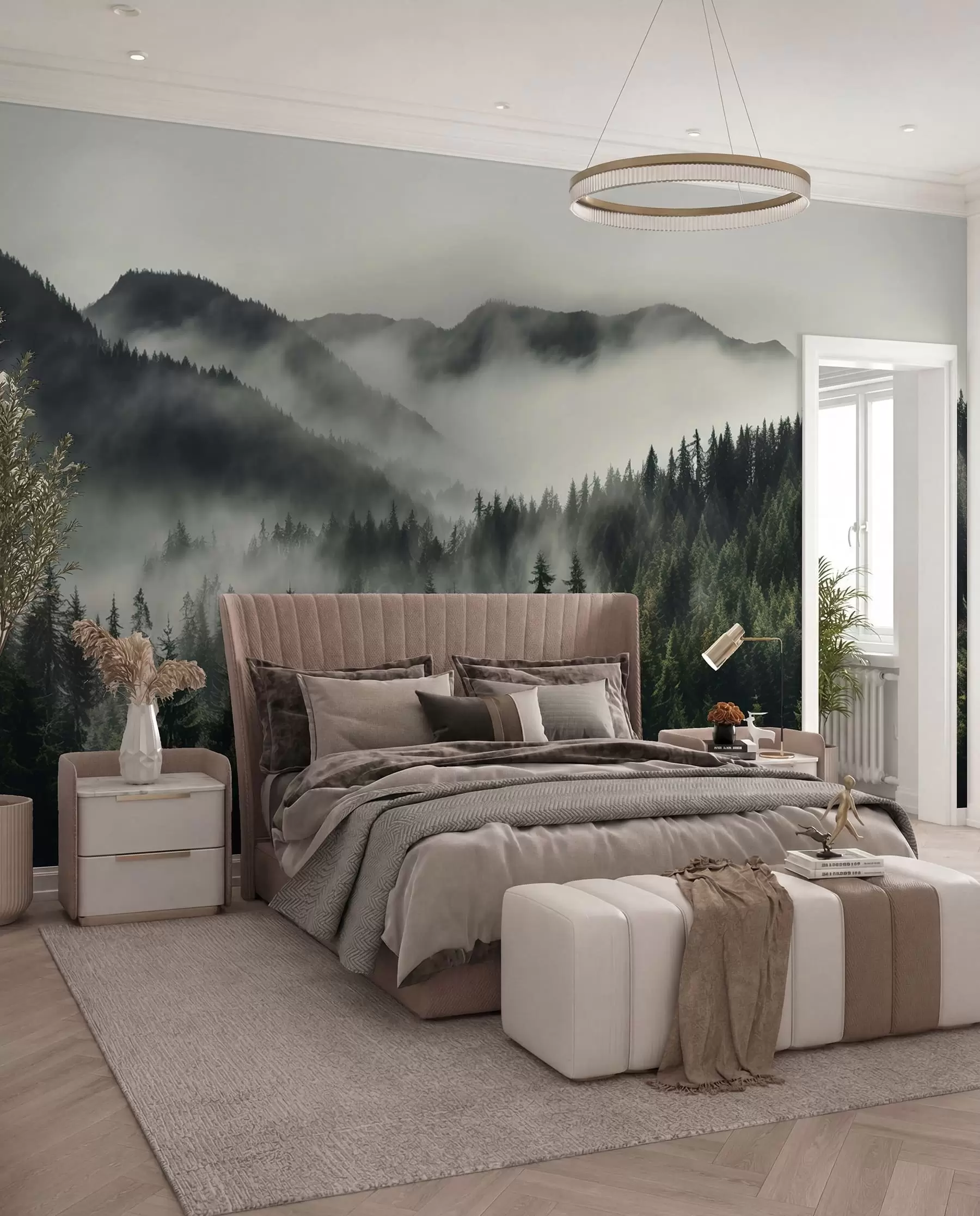 wall murals Mountain landscape and peace u96027