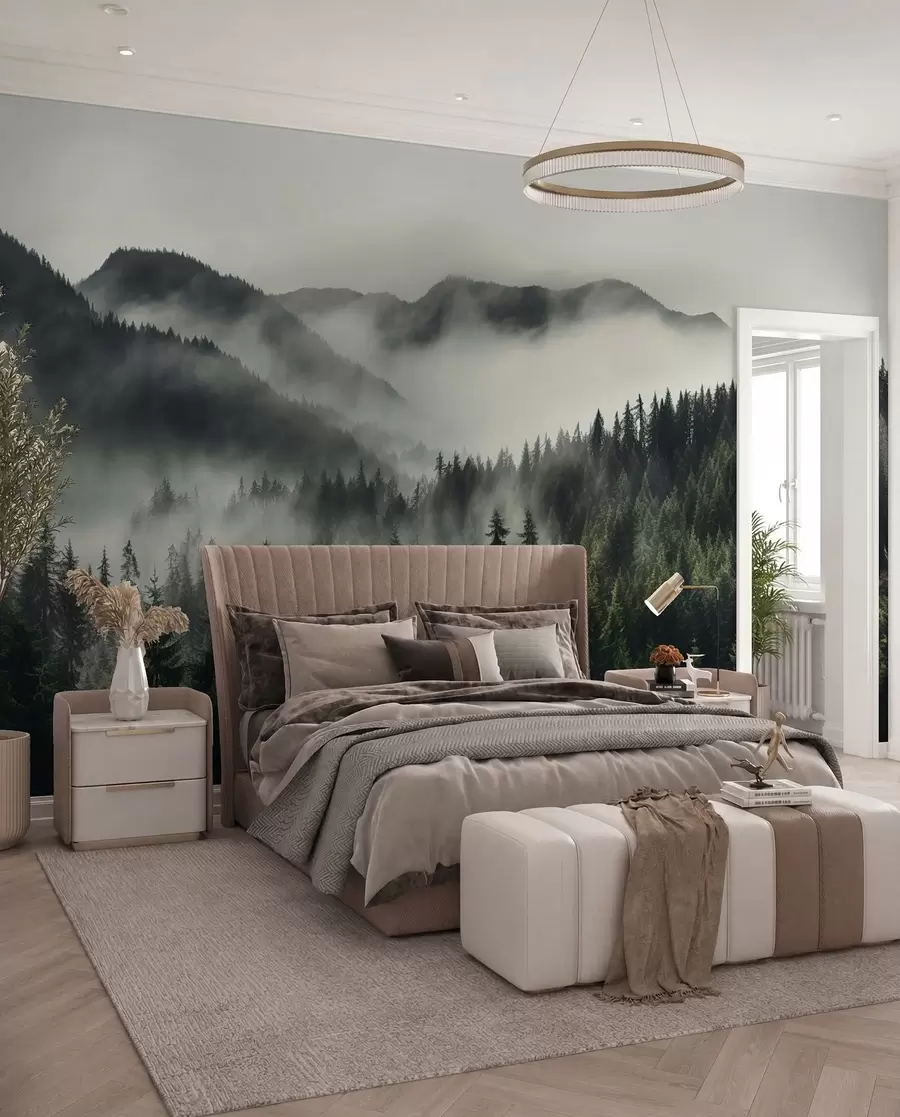 wall murals Mountain landscape and peace u96027