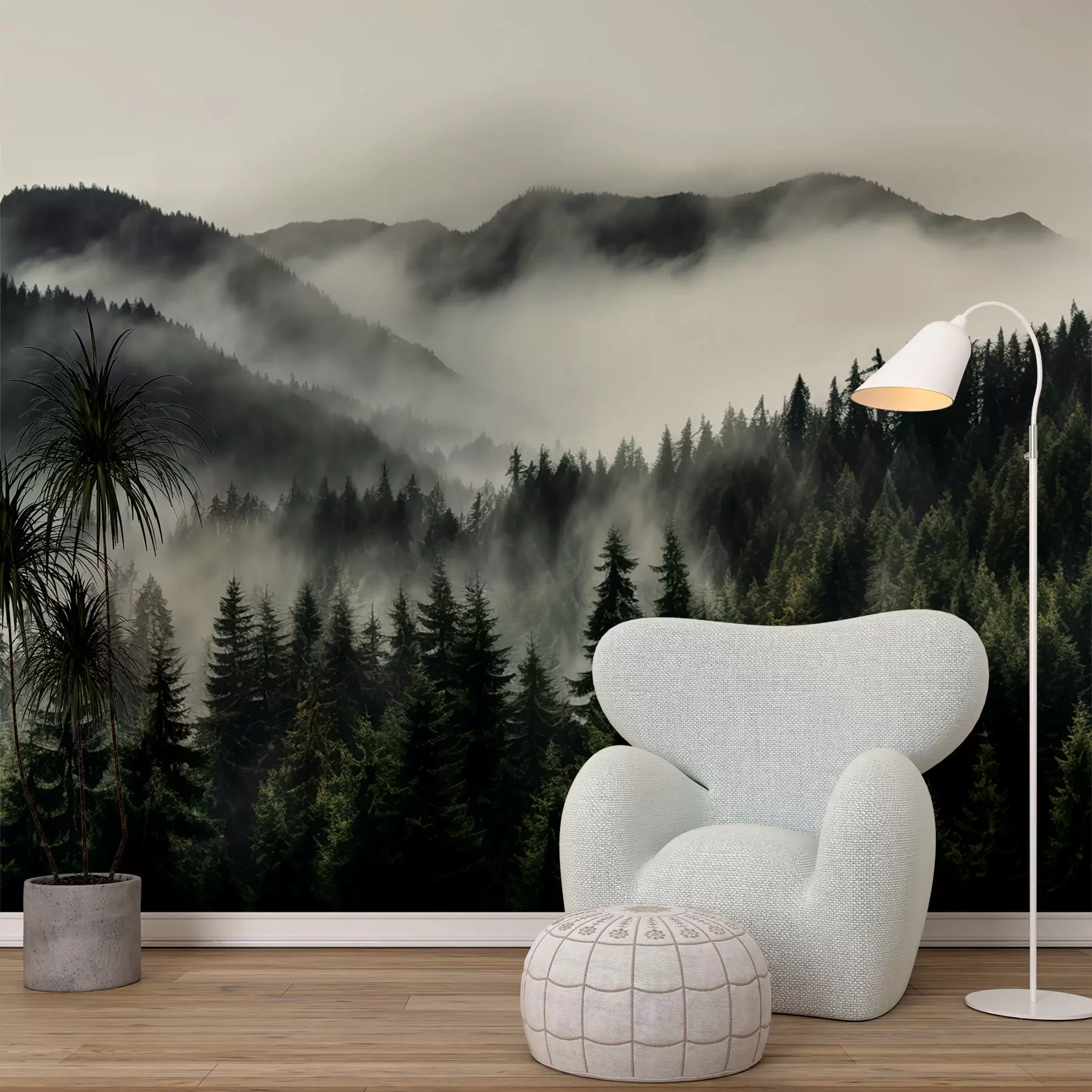 wall murals Mountain landscape and peace u96027