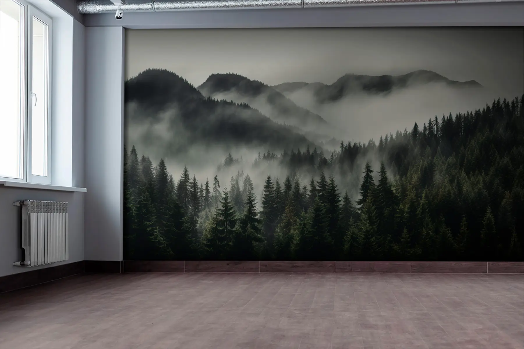 wall murals Mountain landscape and peace u96027